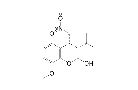(3S,4R)-3-Isopropyl-8-methoxy-4-(nitromethyl)chroman-2-ol