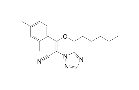 1H-1,2,4-Triazole-1-acetonitrile, alpha-[(2,4-dimethylphenyl)(hexyloxy)methylene]-