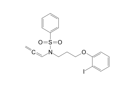 N-[3-(o-Iodophenoxy)propyl]-N-(phenylsulfonyl)-1,2-propadienylamine