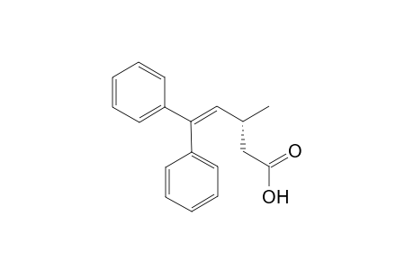 3-Methyl-5,5-diphenylpent-4-enoic acid