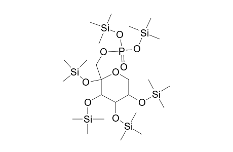 1-O-(Bis[(trimethylsilyl)oxy]phosphoryl)-2,3,4,5-tetrakis-O-(trimethylsilyl)hex-2-ulopyranose