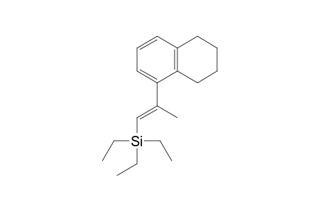 (E)-5-(1-Triethylsilyl-1-propen-2-yl)-1,2,3,4-tetrahydronaphthalene