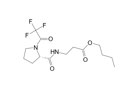 N-TFA-L-prolyl-beta-alanine butyl ester