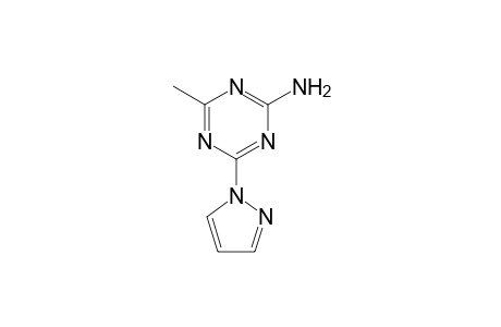 1,3,5-Triazin-2-amine, 4-methyl-6-(1H-pyrazol-1-yl)-