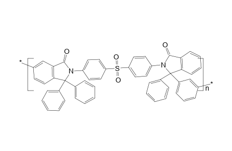 Polyimidine on the basis of bis(3,3-diphenyl-6-phthalidyl) ketone and 4,4'-diaminodiphenyl sulfone