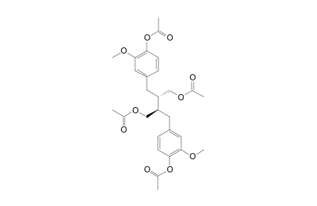 Secoisolariciresinol tetraacetate