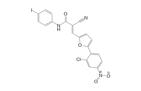 (2E)-3-[5-(2-chloro-4-nitrophenyl)-2-furyl]-2-cyano-N-(4-iodophenyl)-2-propenamide