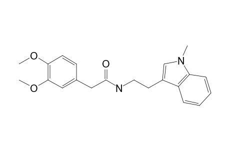 2-(3,4-Dimethoxyphenyl)-N-(2-(1-methyl-1H-indol-3-yl)ethyl)acetamide