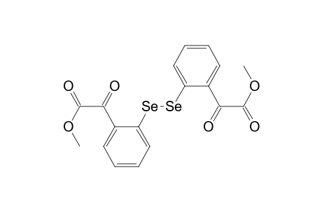 Benzeneacetic acid, 2,2'-diselenobis[.alpha.-oxo-, dimethyl ester
