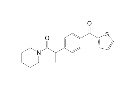 1-{2-[p-(2-thenoyl)phenyl]propionyl}piperidine