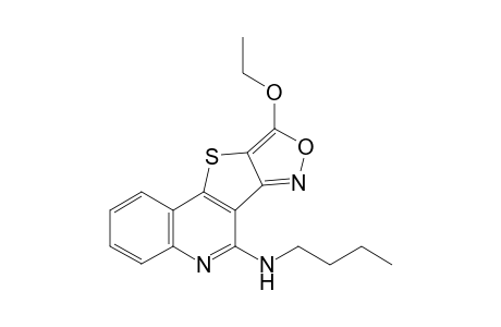 6-Butylamino-8-ethoxy-isoxazolo[3',4':4,5]thieno[2,3-c]quinoline