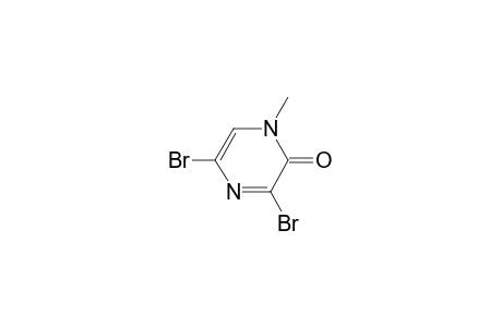3,5-bis(bromanyl)-1-methyl-pyrazin-2-one