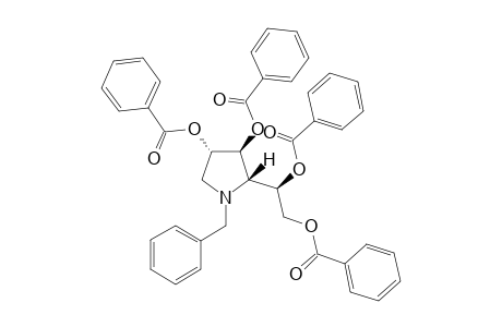 N-Benzyl-3,4-O-bisbenzoyl-2-(1,2-dibenzoyloxyethyl)pyrrolidine