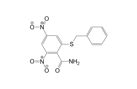 2-(benzylsulfanyl)-4,6-dinitrobenzamide