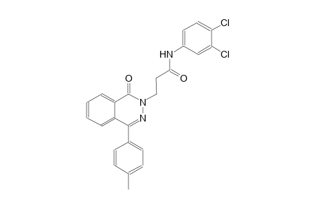 N-(3,4-dichlorophenyl)-3-(4-(4-methylphenyl)-1-oxo-2(1H)-phthalazinyl)propanamide