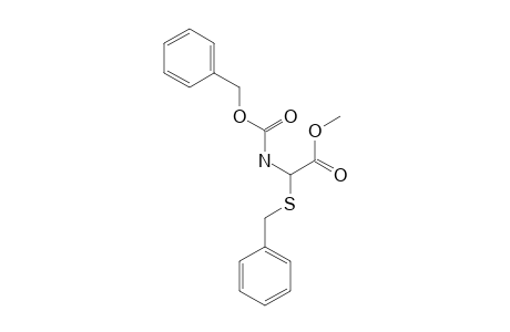 METHYL_N-BENZYLOXYCARBONYL-ALPHA-BENZYLTHIOGLYCINATE