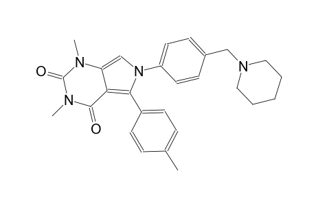 1,3-dimethyl-5-(4-methylphenyl)-6-[4-(1-piperidinylmethyl)phenyl]-1H-pyrrolo[3,4-d]pyrimidine-2,4(3H,6H)-dione