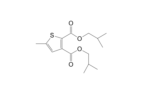 Bis(2-methylpropyl) 5-methylthiophene-2,3-dicarboxylate