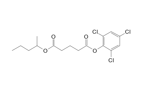 Glutaric acid, 2,4,6-trichlorophenyl 2-pentyl ester