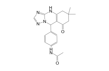 acetamide, N-[4-(4,5,6,7,8,9-hexahydro-6,6-dimethyl-8-oxo[1,2,4]triazolo[5,1-b]quinazolin-9-yl)phenyl]-