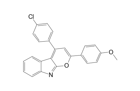 4-(4-Chlorophenyl)-2-(4-methoxyphenyl)pyrano[2,3-b]indole