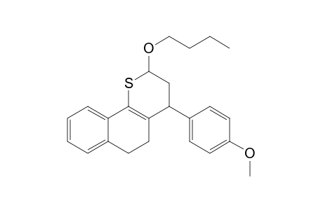 2-Butoxy-4-(p-methoxyphenyl)-5,6-dihydrobenzo[h]thiochroman