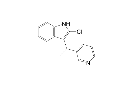 2-chloranyl-3-(1-pyridin-3-ylethyl)-1H-indole