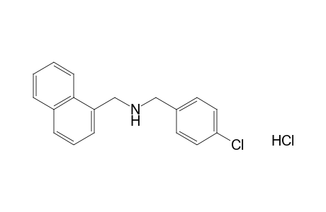 N-(p-chlorobenzyl)-1-naphthalenemethylamine, hydrochloride