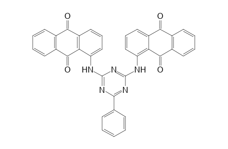 N,N'-(5-phenyl-1,3-triazine)-bis(1-amino-9,10-anthraquinone)