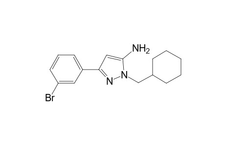 Pyrazol-5-amine, 3-(3-bromophenyl)-1-cyclohexylmethyl-