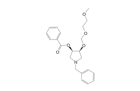 (3R,4S)-1-Benzyl-3-benzoyloxy-4-[(methoxyethoxymethoxy]pyrrolidine