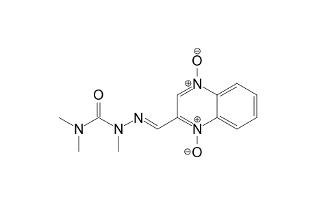 Hydrazinecarboxamide, N,N,1-trimethyl-2-(2-quinoxalinylmethylene)-, N2,N2-dioxide