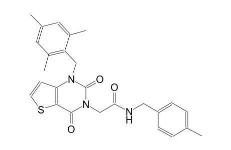 2-(1-(mesitylmethyl)-2,4-dioxo-1,4-dihydrothieno[3,2-d]pyrimidin-3(2H)-yl)-N-(4-methylbenzyl)acetamide