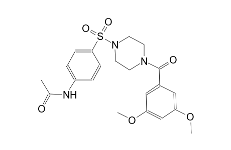 acetamide, N-[4-[[4-(3,5-dimethoxybenzoyl)-1-piperazinyl]sulfonyl]phenyl]-