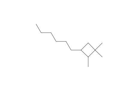 3-Hexyl-1,1,2-trimethylcyclobutane