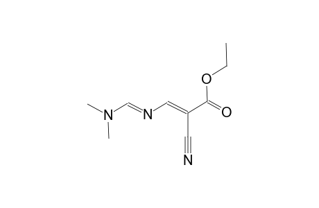 Ethyl (2E)-2-cyano-3-([(E)-(dimethylamino)methylidene]amino)-2-propenoate