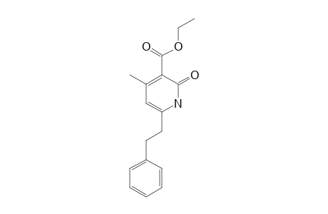 3-ETHOXYCARBONYL-4-METHYL-6-(2-PHENYLETHYL)-2(1H)-PYRIDONE