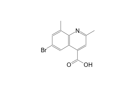 4-quinolinecarboxylic acid, 6-bromo-2,8-dimethyl-