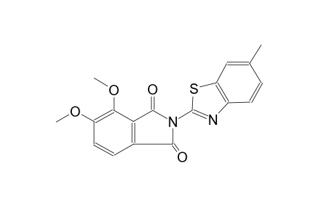 4,5-dimethoxy-2-(6-methyl-1,3-benzothiazol-2-yl)-1H-isoindole-1,3(2H)-dione