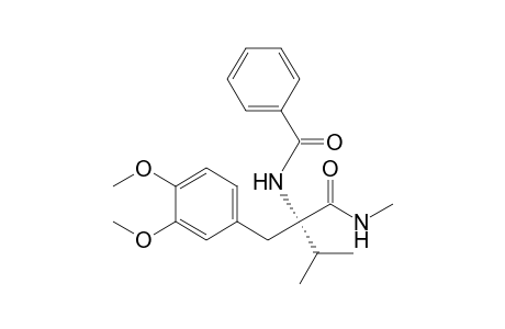 N-Benzoyl-2-(3',4'-dimethoxybenzyl)valine - methylamide