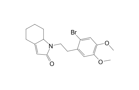 1-(2-Bromo-4,5-dimethoxyphenethyl)-5,6,7,7a-tetrahydro-4H-oxindole