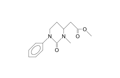 1-Phenyl-3-methyl-4-methoxycarbonylmethyl-3,4,5,6-tetrahydro-2(1H)-pyrimidone