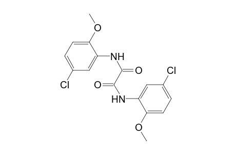 N,N'-bis(5-chloranyl-2-methoxy-phenyl)ethanediamide