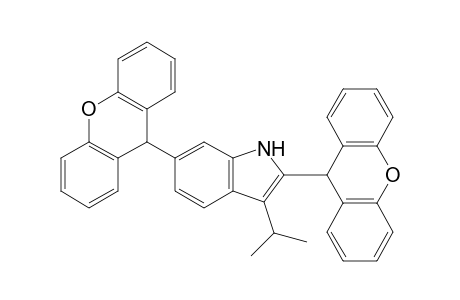 3-isopropyl-2,6-bis(9H-xanthen-9-yl)-1H-indole