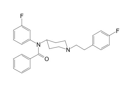 N-(3-Fluorophenyl)-N-(1-[2-(4-fluorophenyl)ethyl]piperidin-4-yl)benzamide
