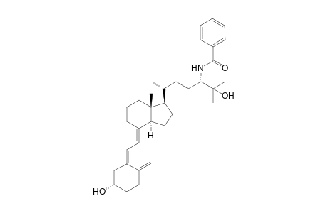 4-[(2'-Methylene-5'-hydroxycyclohexylidene)ethylidene]-1-[1",5"-dimethyl-5"-hydroxy-4"-((benzoylamino)hexyl]-7a-methyl-(perhydro)indane