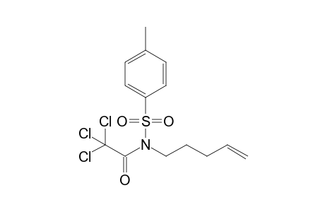 2,2,2-trichloro-N-(4-methylphenyl)sulfonyl-N-pent-4-enylacetamide