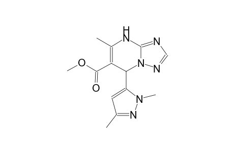 methyl 7-(1,3-dimethyl-1H-pyrazol-5-yl)-5-methyl-4,7-dihydro[1,2,4]triazolo[1,5-a]pyrimidine-6-carboxylate