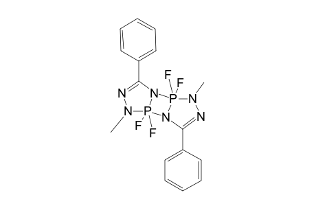5,5,10,10-Tetrafluoro-1,6-dimethyl-3,8-diphenyl[1,3,2,4]diazadiphospheto[2.1-c:4.3-c']bis[1,2,4,3.lambda.(5)]triazaphosphole