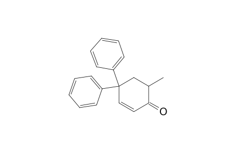 2-Cyclohexen-1-one, 6-methyl-4,4-diphenyl-, (.+-.)-